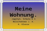 "Meine Wohnung" - урок-презентация немецкого языка в 4 классе.