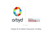 SUMMIT 16 – Strategien für ein einfaches Programmatic Advertising – Frederike Voss (orbyd), Kathrin Hirczy (Omnicom) und Martin Staudinger (Purpur Media)