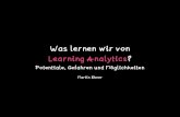 Was lernen wir von Learning Analytics?