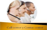 4.  call center y contac center