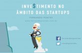 Investimentos no âmbito das startups