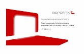 Webinar-Präsentation: "Überzeugende Inhalte effektiv erstellen - die Integration der Acrolinx-Sprachprüfung in das Redaktionssystem COSIMA"