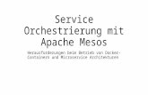 Service Orchestrierung mit Apache Mesos