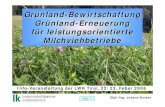 2006 HUMER Gruenland-Erneuerung für leistungsorientierte Milchviehbetriebe PowerPoint lecture for LWK Tirol