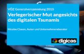 Keynote VÖZ Generalversammlung 2015: Verlegerischer Mut angesichts des digitalen Tsunamis