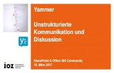 Yammer: Unstrukturierte Kommunikation und Diskussion fördern