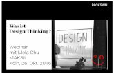 Webinar: "Design Thinking - was ist das eigentlich?"