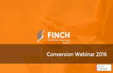 Webinar von Google & Finch: Warum eine Conversion nicht gleich eine Conversion ist