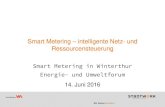 Smart Metering – intelligente Netz- und Ressourcensteuerung