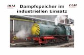 Dampfspeicher im industriellen Einsatz