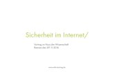 Sicherheit im Internet - Vortrag Weserkurier Bremen