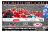 Stadionecho SC Melle 03 gegen SV Grossefehn - Fußball Landesliga Weser-Ems