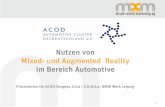 ACOD Nutzen von Augmented Reality im Bereich Automotive
