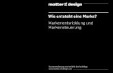 Matter of Design – Wie entsteht eine Marke (Marke, Markenentwicklung, Markensteuerung, Marketing, Wissen, Management)