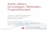 Public Affairs Grundlagen 2016 - Technische Universität Berlin