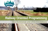 Railway Oriented Programming - Java funktional und ohne Exceptions