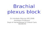 Brachial plexus block