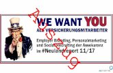 #Neulandreport 11/17 - Employer Branding, Personalmarketing und Social Recruiting der Assekuranz im #Neuland