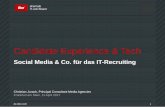 Candidate Experience & Tech - Social Media & Co. für das IT-Recruiting