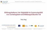 Bildungskulturen der Digitalität im Spannungsfeld von Gemeingütern und Bildungsindustrie 4.0