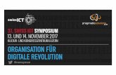 Organisation für digitale Revolution am Swiss ICT Symposium 2017