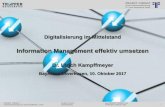 [DE] Information Management effektiv umsetzen | Dr. Ulrich Kampffmeyer | Keynote Tropper Tagung | 2017