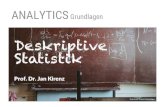 Analytics Grundlagen: Deskriptive Statistik