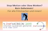 Stop und slow motion — konferenz