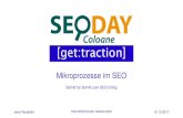 SeoDay 2017: Mikroprozesse im SEO
