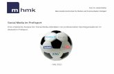 Studie Social Media im Profisport - Hochschule · PDF file• Welche Sportorganisationen des deutschen Profisports können als Benchmark in Sachen Social-Media-Nutzung identifiziert