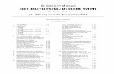 Gemeinderat der Bundeshauptstadt Wien · PDF fileSubventionen an Sportorganisationen und sonstige Institutionen aus den Sportförde-rungsmitteln Berichterstatter GR Ernst Woller S.