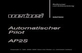 Bedienungs- -  · PDF file4 Setup-Modus ... des VETUS Autopiloten AP2S. Das Kapitel ‘Bedienung’ behandelt alle Funktionen des Autopiloten, die regelmässig gebraucht werden