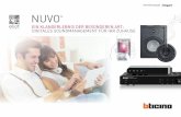NUVO -   · PDF fileMP3. 6 Drahtloses Audiosystem Die ideale Lösung mit der ganzen Freiheit der kabellosen Technologie: Modularer Aufbau von Anlagen, die leicht zu erweitern sind