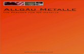 A lgäu M eta Allgäu Metalle Ihr Partner für NE-Metalle · PDF filein den Legierungen 2007, 2017A, 5083, 6082 DIN EN 573-3, homogenisiert und abgedreht. von 150mm-800mm ... EN 573-3