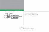Innenzahnradpumpen - HERMETIC-Pumpen GmbH · PDF fileSchnittzeichnung einer HP-Pumpe mit Einfach- und Doppel-Gleitringdichtung bzw. Stopfbuchspackung Einfach-Gleitringdichtung