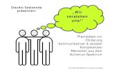 Praxisideen zur Förderung Kommunikativer & sozialer ... 2012/Castaneda U… · „Wir verstehen uns!“ Claudio Castaneda präsentiert Praxisideen zur Förderung Kommunikativer &