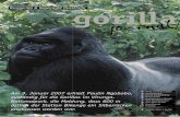 Zeitschrift der Nr. 34 – Juni 2007 gorilla · PDF fileBevölkerung von Nindja mit 350 Tonnen Lebensmit-teln. Dies ermöglichte die Wiederaufnahme des Dia-logs mit den dort lebenden