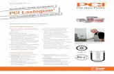 Anwendungsbereiche - baustoffshop- · PDF fileTechnisches Merkblatt PCI ®Lastogum Der Untergrund muss fest, trocken (Zementestrich 4 %, Anhydrit-Fließestrich 0,5 %, jeweils gemessen