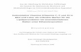 Antioxidative Vitamine (Vitamine C, E und A) in Blut und ...ediss.sub.uni-hamburg.de/volltexte/2000/445/pdf/Disse.pdf · Legende: RH: ungesättigte Fettsäure; R•: Lipidradikal;
