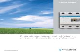 Energiemanagement effizient – mit dem Busch · PDF fileoder neue Elektro-Anlage einbauen. Sie erhalten alle Informationen über Ihr LAN- oder WLAN-Netzwerk. ... 01 02 5 | Energiemanagement