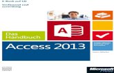 Microsoft Access 2013 – Das Handbuch -  · PDF fileInhaltsverzeichnis 8 Teil C Access allgemein