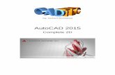 AutoCAD 2015 -  · PDF fileAusgabe 1 – September 2014 Alle Rechte, auch die der Übersetzung, vorbehalten. Kein Teil des Werkes darf in irgendeiner Form (Druck, Kopie,