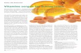 Vitamine sorgen für Schlagzeilen - · PDF fileDie Metaanalyse von Bjelakovic et al. Bei der Übersichtsarbeit von Bjelakovic et al.3 über den Effekt einer Nahrungsergänzung mit