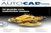 Neue 2016er-Versionen von Autodesk 3D-Modelle noch ... · PDF fileINHALT Ausgabe 4/2015 SZENE 6 News & Neue Produkte Neues aus der Branche 9 Sichtbar anders AutoCAD 2016 11 Treffpunkt