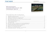 Broschüre AutoCAD Civil 3D Version 2013 - weyer-edv.deweyer-edv.de/0downloads/20120730-autocad-civil-3d-2013-broschuer… · 1 Broschüre AutoCAD Civil 3D Version 2013 Dipl.-Ing.