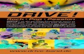 Drive Flyer · PDF file‚Africa (Toto)oder ‚The > Way It Is‘ (Bruce Hornsby Warum DRIVE! die richtige Band für Sie ist? Wenn DRIVE! losrocken, springt der Funke sofort über!