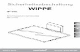 WIPPE - sentiotec · PDF fileVersion 05/15 Ident-Nr. M100-000-189 DE EN FR IT NL SV MONTAGEANWEISUNG Deutsch Sicherheitsabschaltung WIPPE HT-SWL