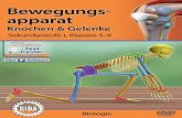 BEWEGUNGS- GIDA Gesellschaft für Information und ... · PDF fileBewegung (5+6) Laufzeit: 2:50 min, 2008 Lernziele: -Das Zusammenspiel von Knochen, Gelenken, Muskeln und Sehnen verstehen