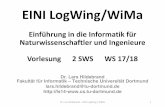 EINI LogWing/WiMa -  · PDF fileKapitel 8 Dynamische Datenstrukturen Listen Bäume Unterlagen Dißmann, Stefan und Ernst-Erich Doberkat: Einführung in die objektorientierte