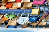 Aus Liebe zu Sicherheit und Qualität. - eco Themenportal · PDF fileTÜV Rheinland Cert - Leistungen im Überblick. Internationale Normen und Standards /ISO 29990 Qualitätsmanagement